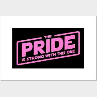 The Pride is Strong (Pink) Posters and Art